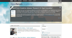 Desktop Screenshot of openforumacademy.org